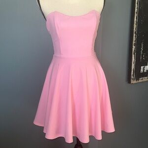 Pink Lucy In The Sky Mini Dress